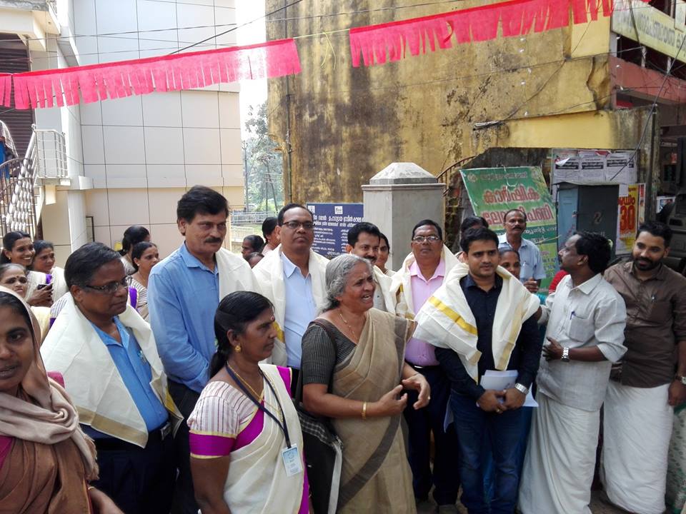 Odisha Livelihoods Mission Team visiting a panchayat in Kottayam   