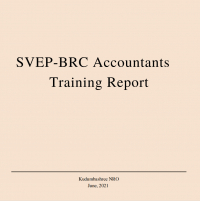 Report on SVEP-BRC Accountants Training - Uttar Pradesh