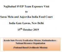 Exposure Visit of Najibabad SVEP team to Saras Mela and Aajeevika India Food Court